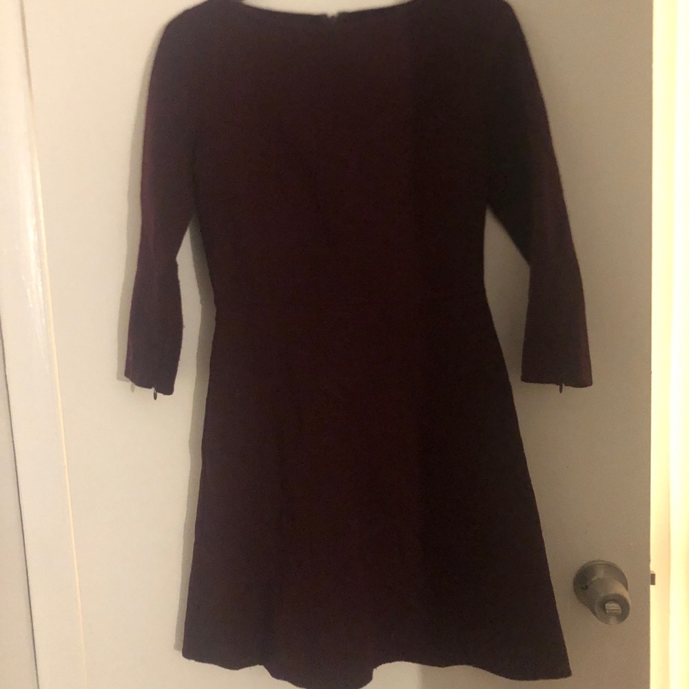Burgundy Modest Theory dress